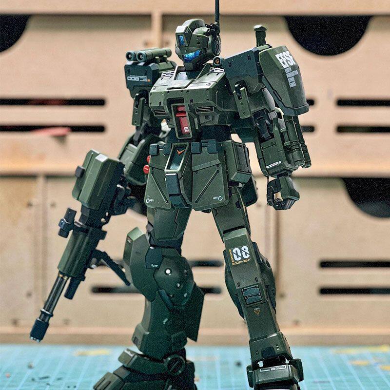 集模社吉姆斯巴达PB限定HG地球联邦军局地战用机拼装敢达高达模型