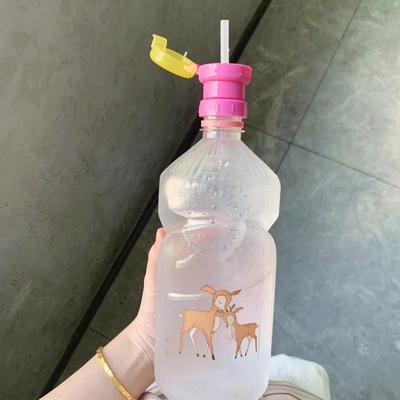 赵露思同款吸管瓶盖矿泉水转换头便携式防呛宝宝儿童喝水吸管帽