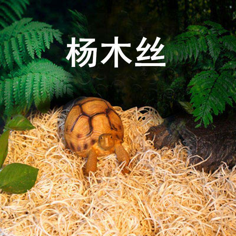 爬宠白杨木屑垫材爬虫宠物蛇仓鼠刺猬蜥蜴除臭无尘木丝垫料饲养盒