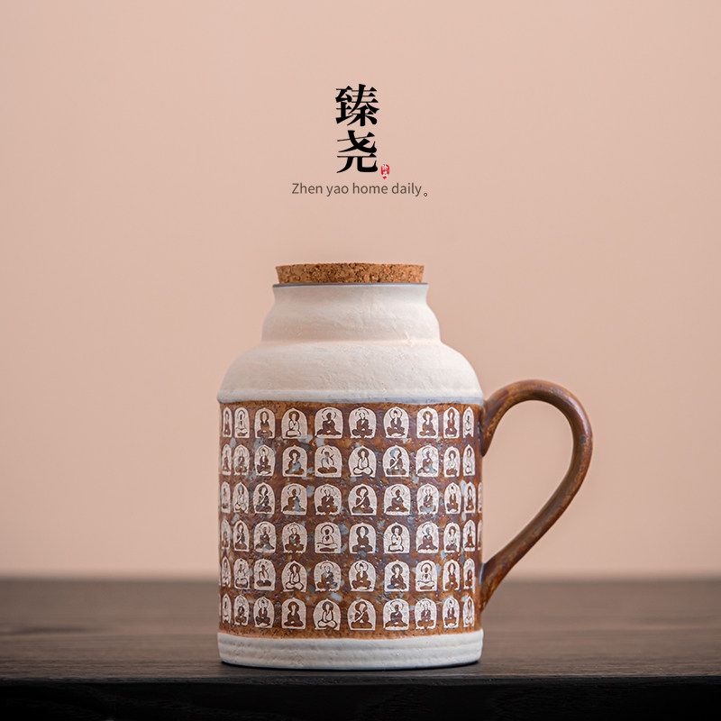 万佛鎏银小暖壶家用泡茶热水壶暖手杯子老岩泥喝茶杯焖茶壶单壶,餐饮具,茶杯,淘宝优惠券,粉丝福利购,淘宝优惠卷