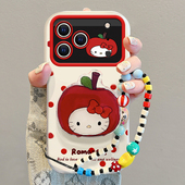 11保护套iPhone8 适用苹果17Promax手机壳16Plus波点15Pro可爱卡通14高级感13秋冬女款 7全包硅胶防摔X手链