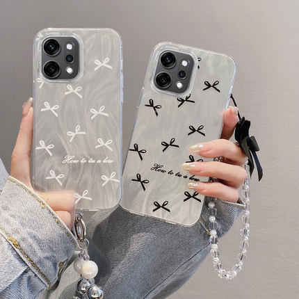 适用OPPOReno14手机壳Reno13蝴蝶结手炼12Pro个性创意11大孔防摔10女新款9/8高级感7se全包边框reno6不会撞壳