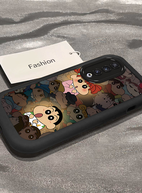 荣耀90PRO手机壳发光小新honor女新款80GE可爱软外壳50SE硅胶防摔70Pro+华为荣耀200手机套100镜头全包保护套