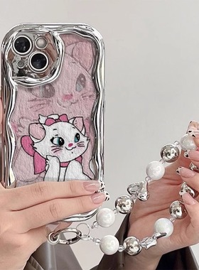 适用小米14Pro手机壳mi13新款少女心12Pro玛丽汤姆11青春10s情侣款红米note11全包防摔k70银色k60挂绳手炼k50