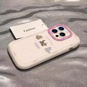 苹果13promax手机壳新款 iphone14泡芙壳15pro三只小猫12高级感11小众x创意挂绳xs不会撞壳8plus超薄7 6s散热