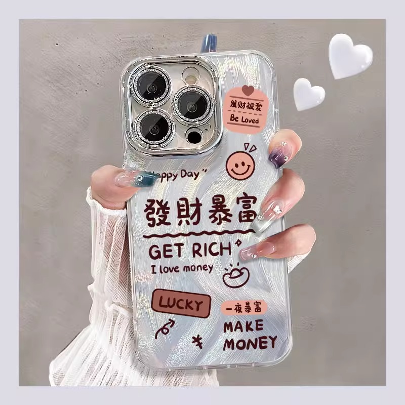 适用华为pura70手机壳新款女mate60公主發财p50全包防摔软壳40Pro创意镜头膜nova12网红爆款11轻奢高级10外壳