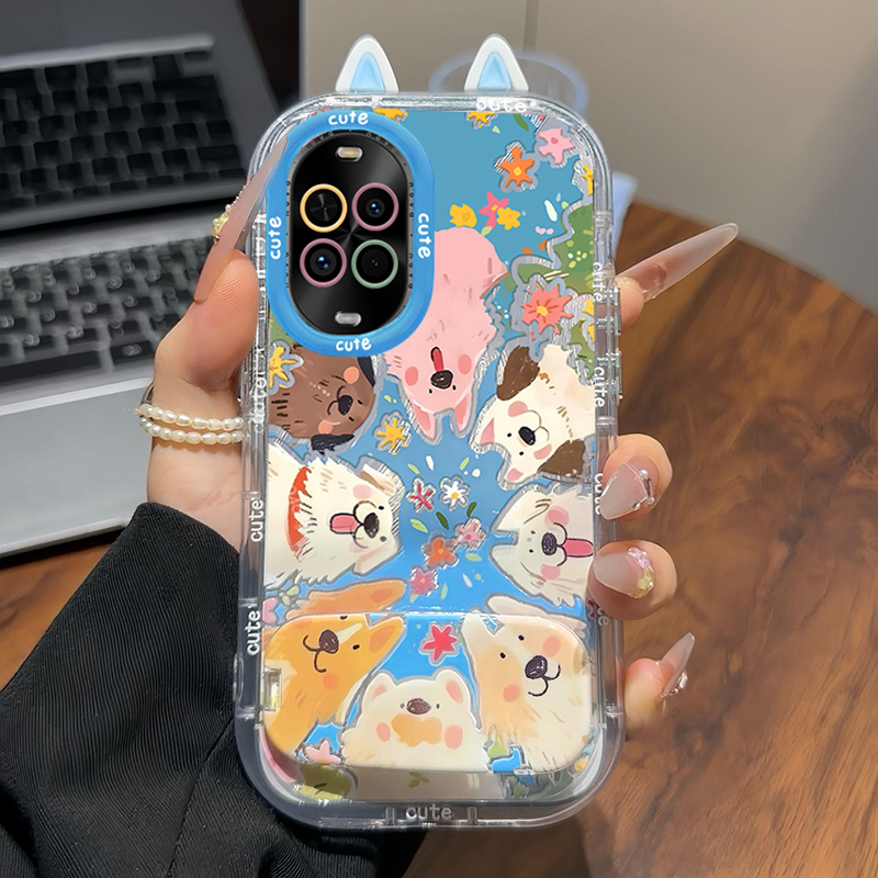 适用华为新款可爱卡通创意保护套