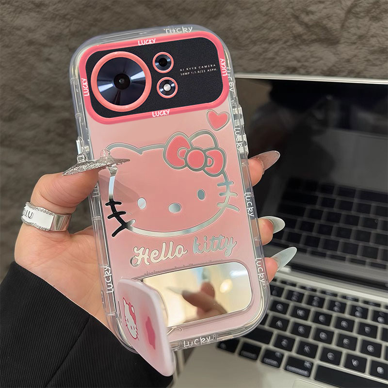 适用华为新款高级感镜面支架软壳