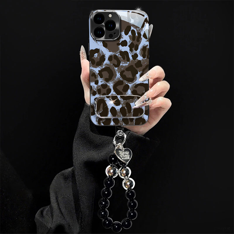 适用苹果新款高级感带手链玻璃壳