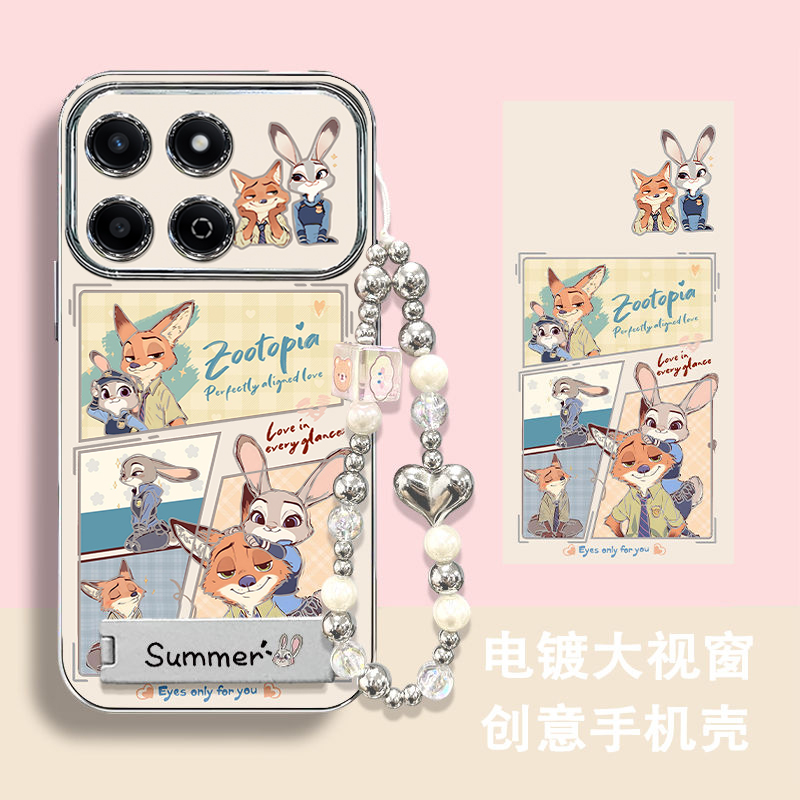 适用荣耀新款可爱卡通创意保护套