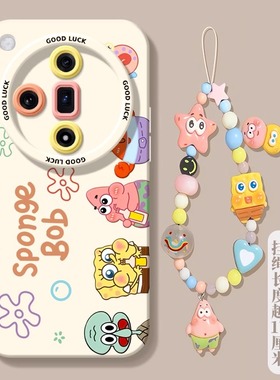 适用OPPOFindX8手机壳findx7可爱卡通x6Pro海绵宝宝x5新款OPPO硅胶软壳reno12全包k11x防摔10挂绳9/8手炼7se