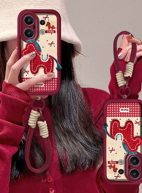 适用vivoS50Promini手机壳S50小马贴件S30女款S20保护套vivo全包硅胶防摔s19创意公仔挂绳s18高级感s17新年款