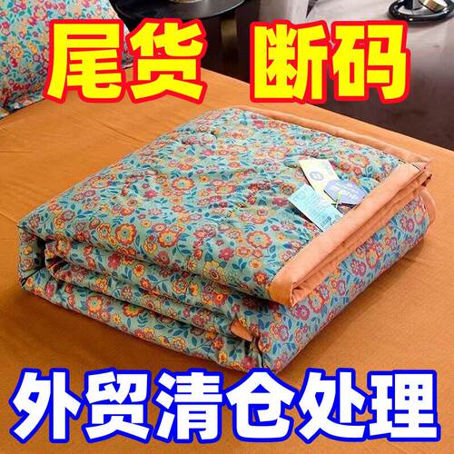 空调被夏凉被纯棉全棉夏季薄款被子单双人春秋被芯儿童夏被可机洗