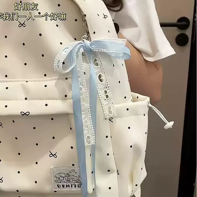 蝴蝶结书包挂件高级感小众女生图片