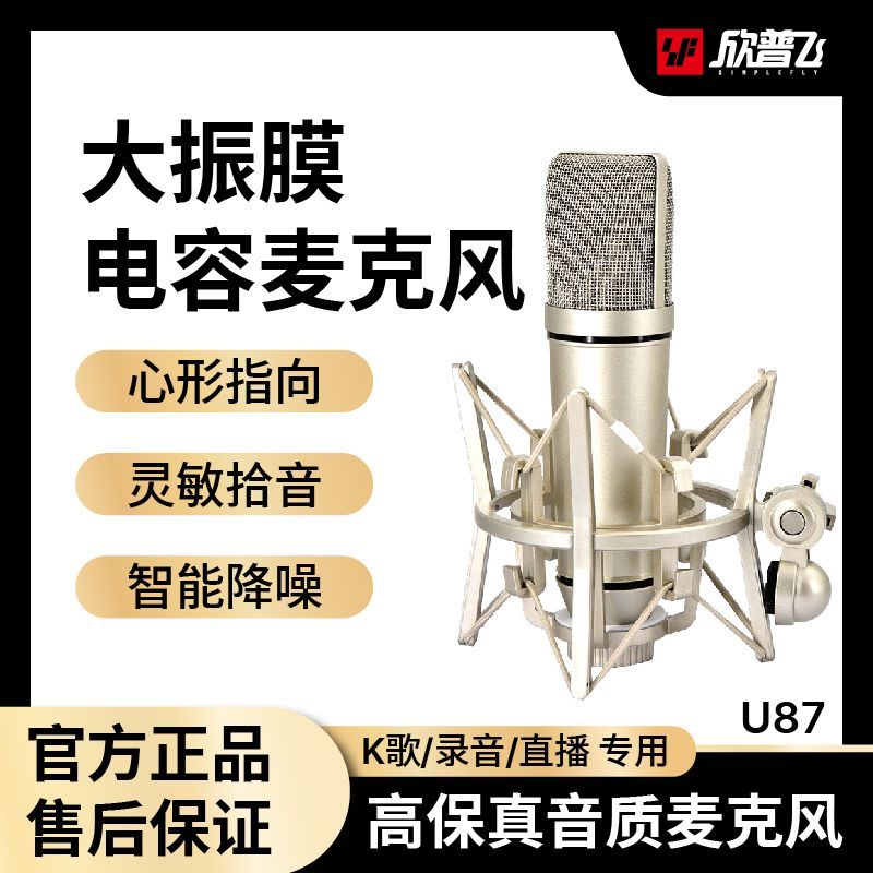 U87大震膜录音专用麦克风套装