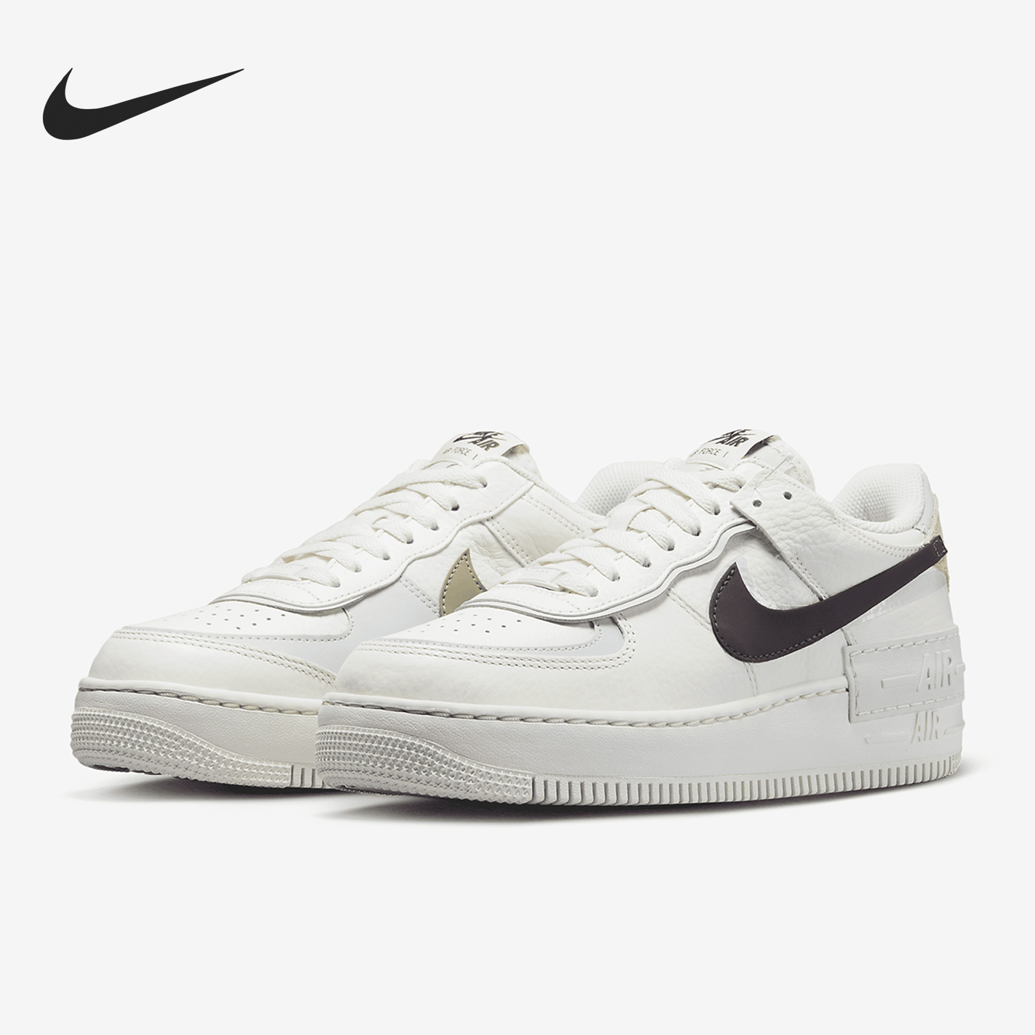 Nike/耐克正品AF1 Shadow女子轻便透气低帮板鞋FD0804-100