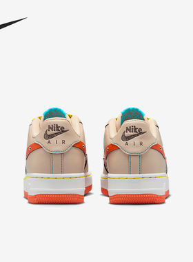 Nike/耐克正品Air Force 1 GS女子大童透气板鞋IB7725-126