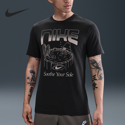Nike/耐克正品Sportswear男士印花图案圆领短袖HQ9265-045