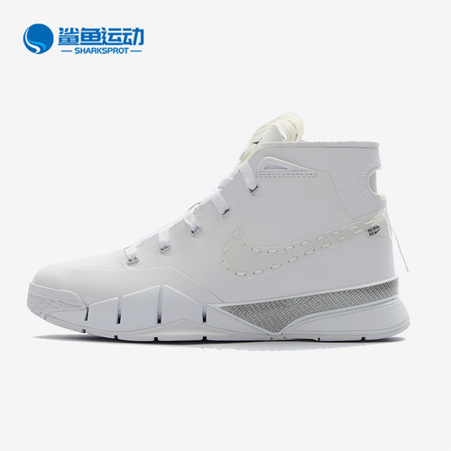 Nike/耐克正品 KOBE 1 NCXL科比1全白降噪男减震篮球鞋CI9911-110