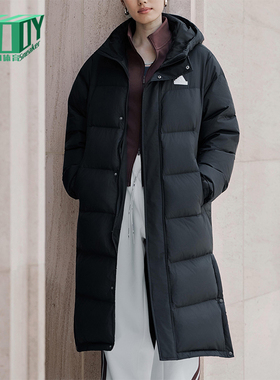 Adidas/阿迪达斯正品V LONG DOWN UG男女长款保暖羽绒服KF6741
