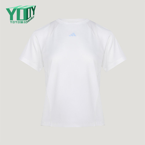 Adidas/阿迪达斯正品COLSENSETE新款女白色运动经典短袖T恤IA6099