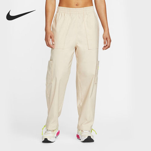 Nike/耐克正品新款女子宽松透气休闲运动梭织长裤DM6570-126