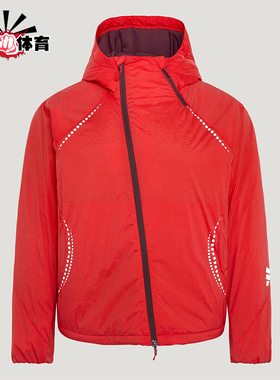 Adidas/阿迪达斯正品2025冬季款女士日常连帽梭织保暖棉服KV4863