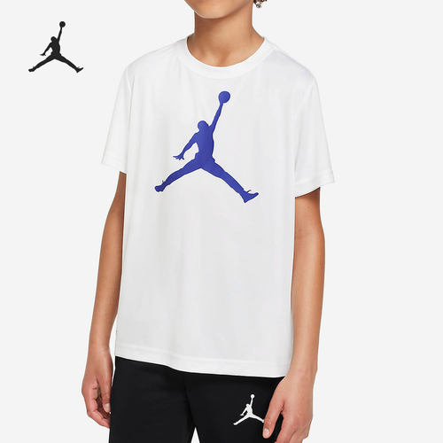 Nike/耐克正品JORDAN RI-FIT大童运动透气短袖T恤HA4105-100