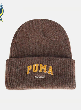 Puma/彪马正品2025年夏季男女运动保暖经典户外针织帽027233-02