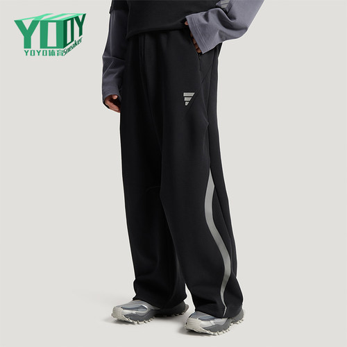Adidas/阿迪达斯正品春秋男士运动休闲日常针织宽松长裤KU5305