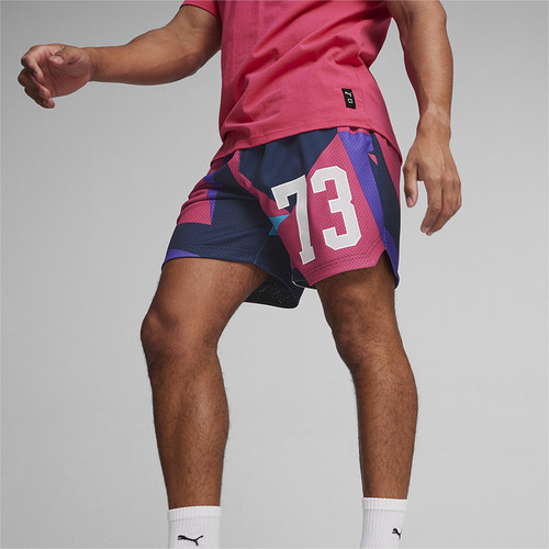 Puma/彪马正品当季新款男士抽绳网眼时尚篮球运动短裤