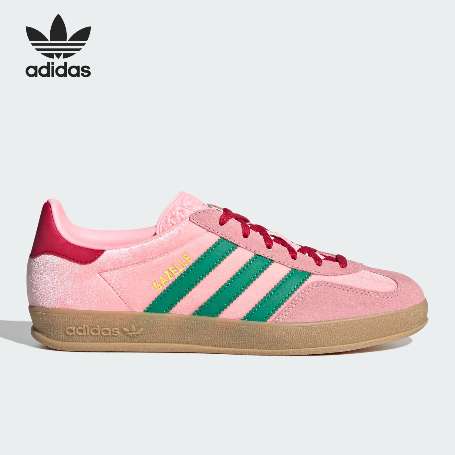 Adidas/阿迪达斯正品三叶草GAZELLEINDOORW女士休闲鞋JI2713