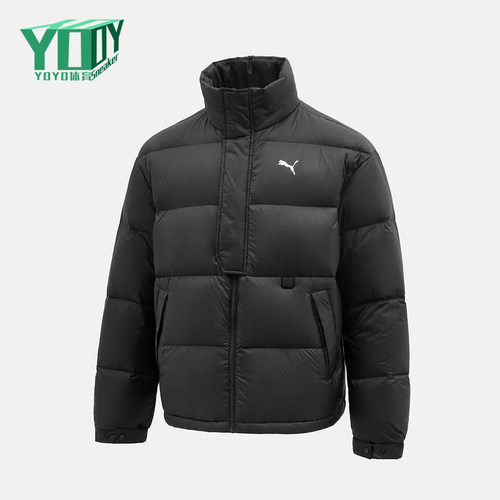 Puma/彪马正品S新款男女黑色运动休闲舒适经典羽绒服528708-01