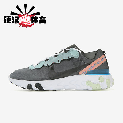 Nike/耐克正品REACT ELEMENT 55男士轻便缓震运动跑鞋BQ6166-300