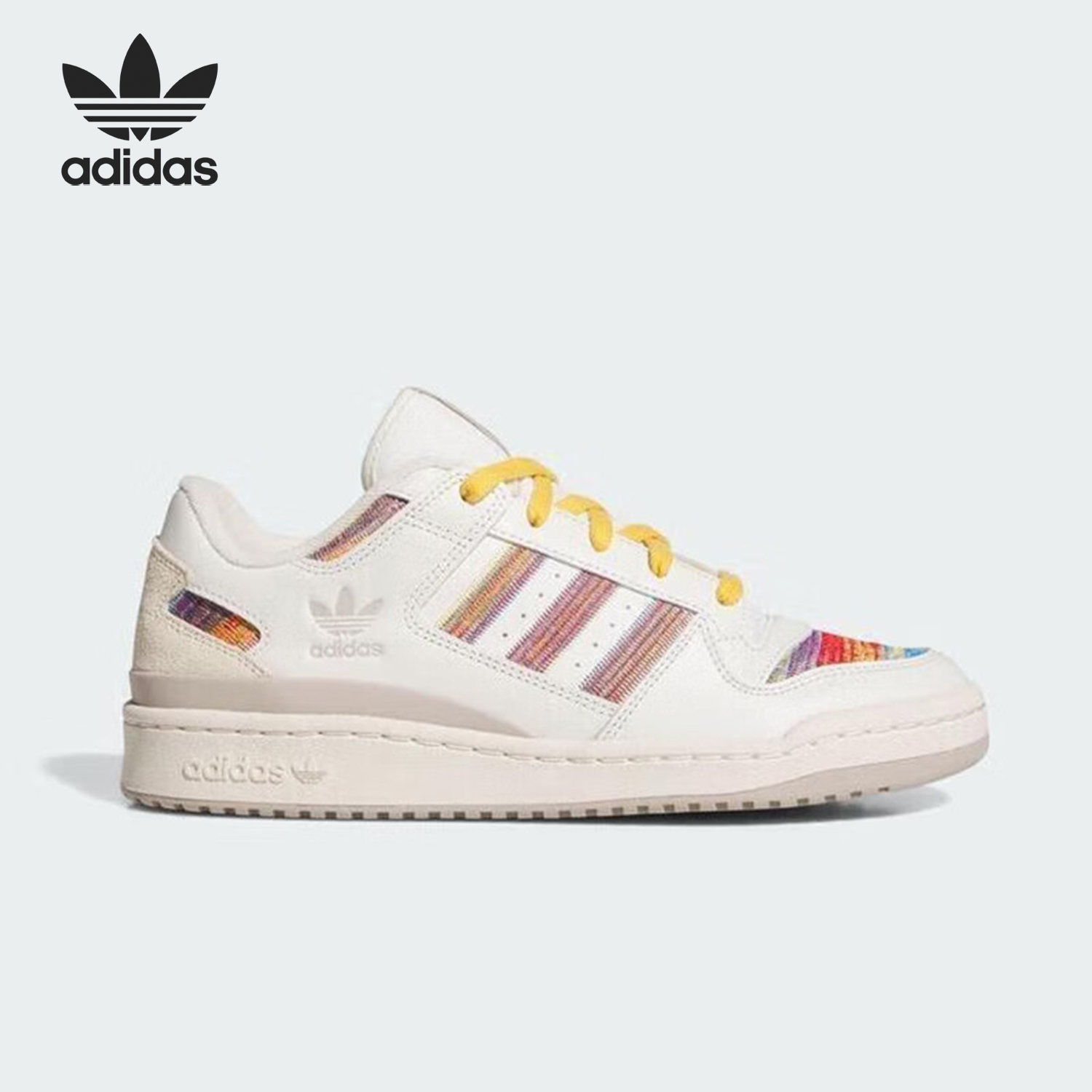 Adidas/阿迪达斯正品三叶草男女系带耐磨潮流透气板鞋JQ2641