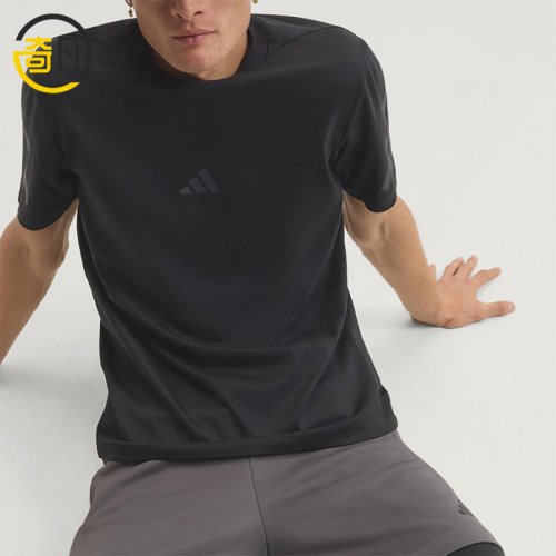 Adidas/阿迪达斯正品ZNE 男士简约经典圆领针织短袖KF3796