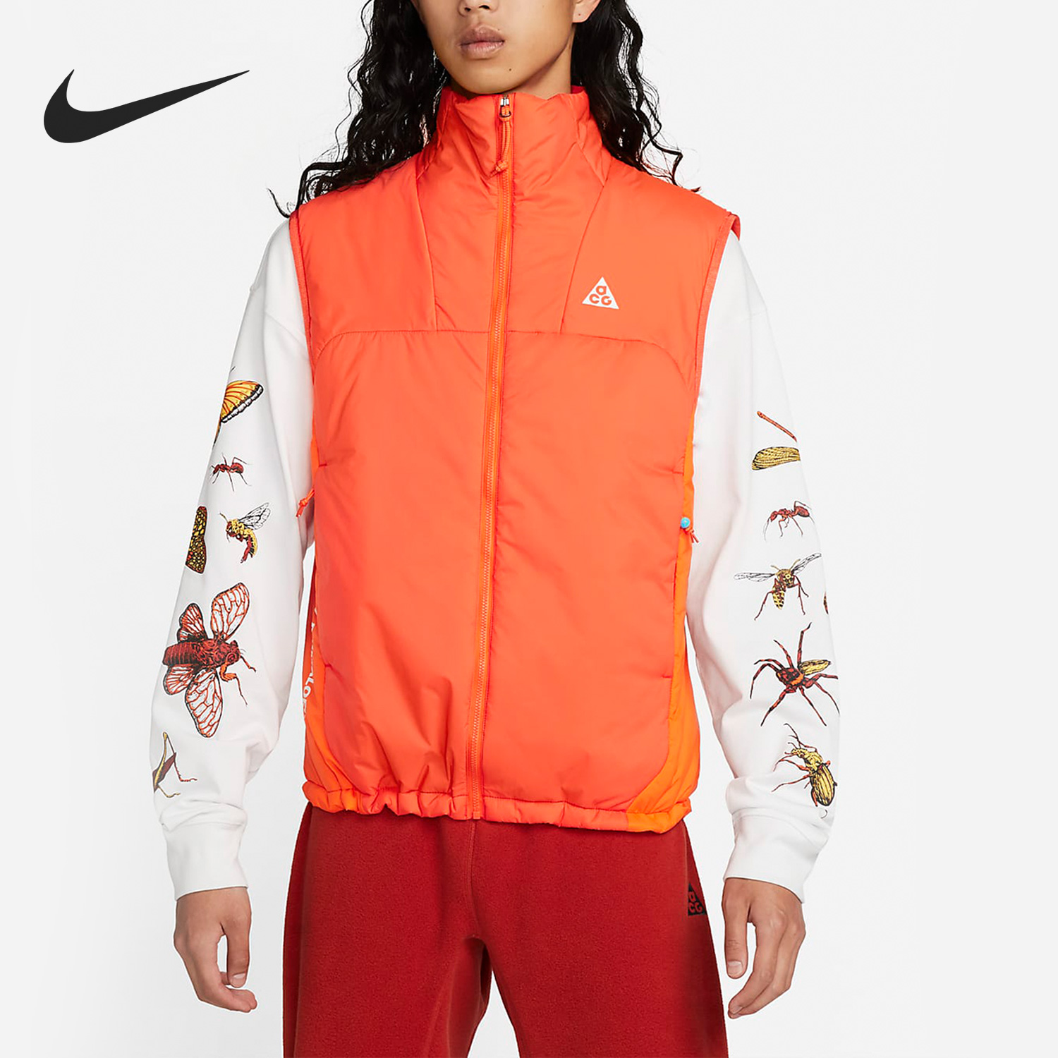 耐克男女运动休闲棉马甲