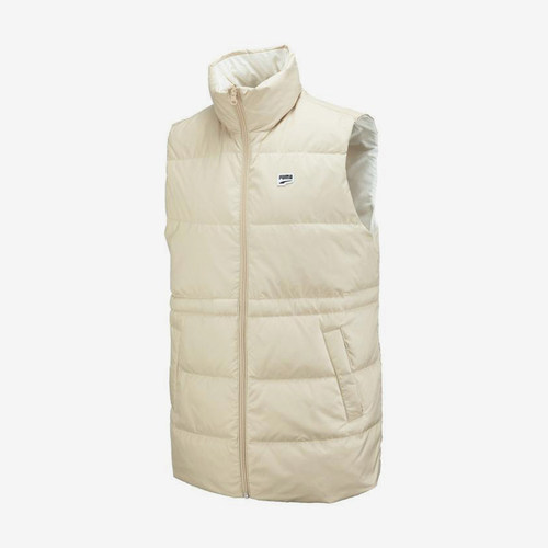 Puma/彪马正品新款女士运动休闲立领双面穿羽绒马甲539571-12