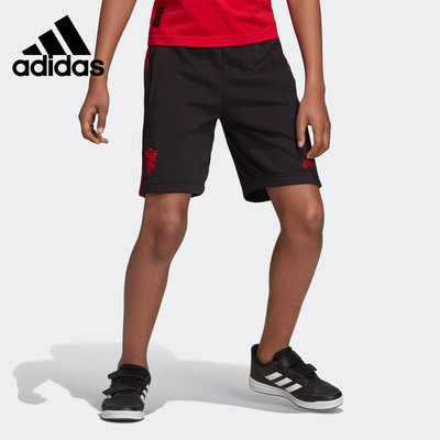 Adidas/阿迪达斯正品夏季新款大童曼联运动足球短裤DW4714
