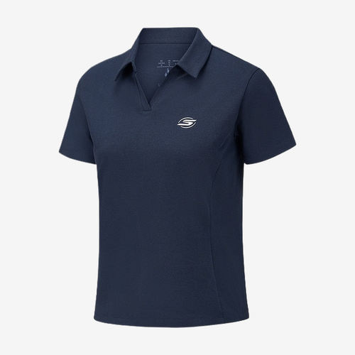 Skechers斯凯奇正品Polo女透气轻便舒适翻领衫P326W127-002Z