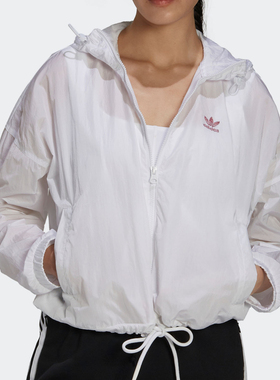 Adidas/阿迪达斯正品三叶草新款女子时尚休闲夹克外套H20465