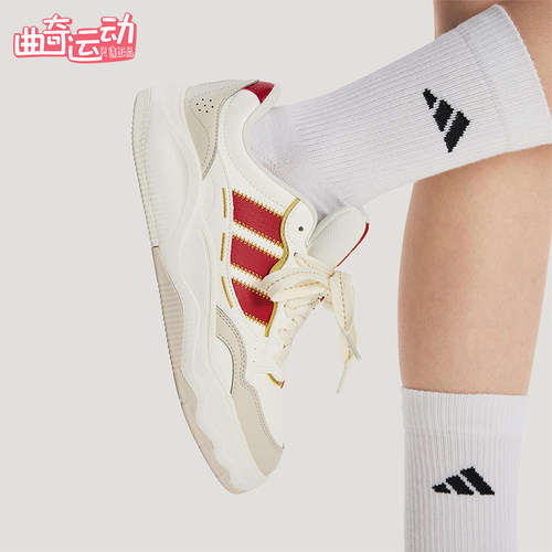 Adidas/阿迪达斯正品LITE SHUFFLE男女日常低帮系带休闲鞋KH9021