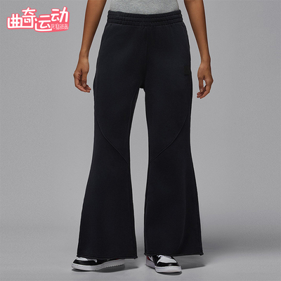 Nike/耐克正品2025冬季女士系带加绒针织休闲喇叭裤HV0318-010