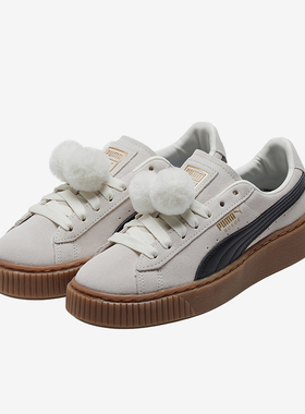 Puma/彪马正品SUEDE PLAORM女士复古低帮休闲鞋391902-01