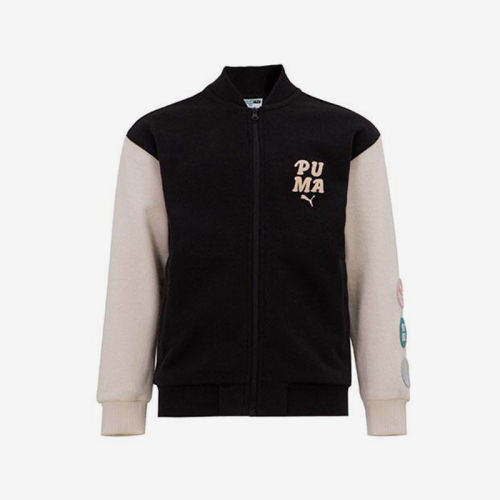 PUMA彪马正品Trend Graphic Bomber Jacket B儿童夹克536721-01
