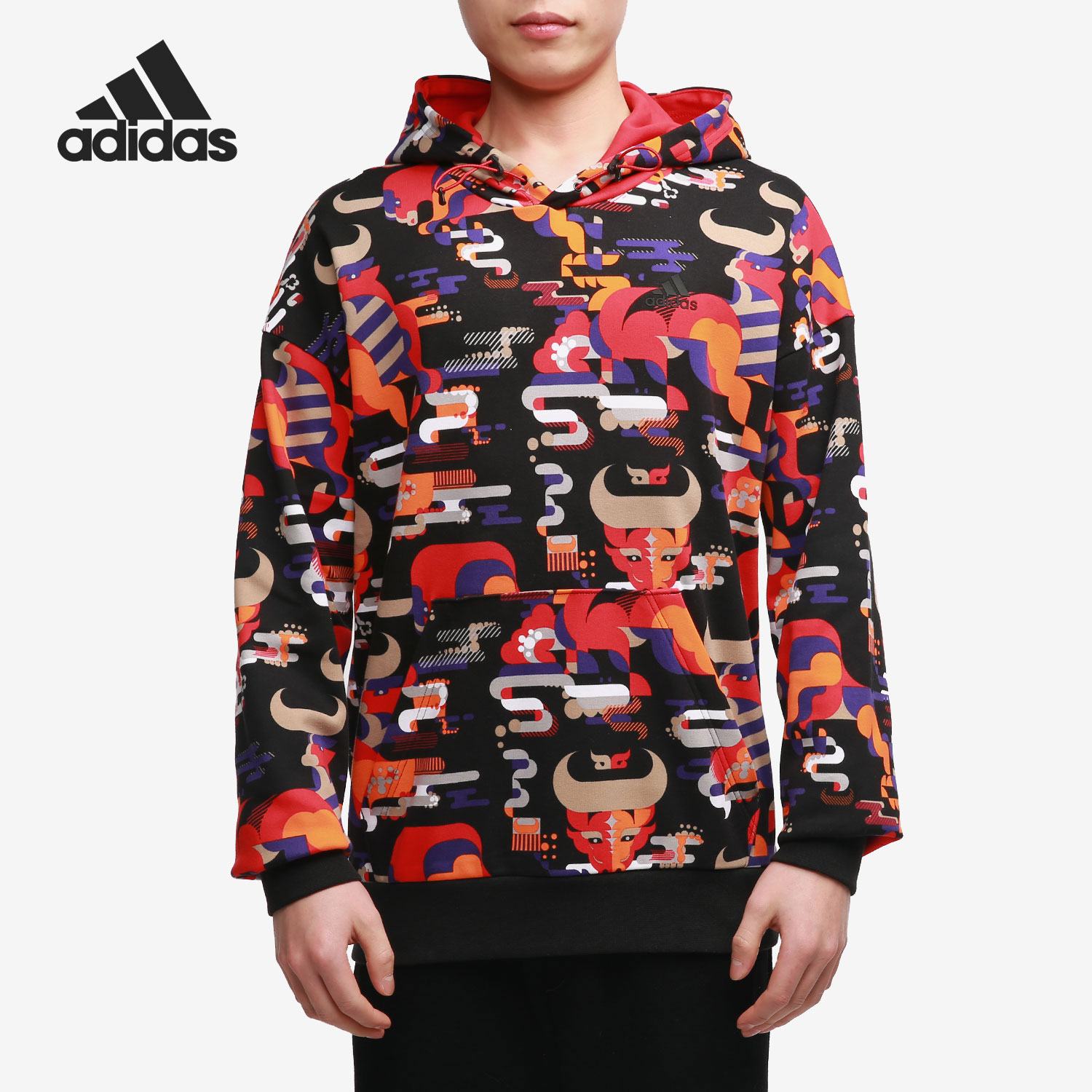 新年款男子训练套头衫