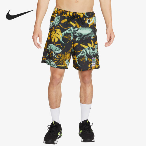 Nike/耐克正品Dri-FIT男士满印图案训练梭织短裤FB7981-309