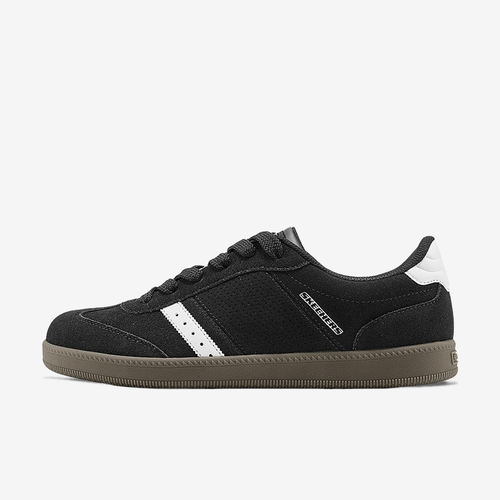 Skechers斯凯奇正品BOYS大童休闲防滑耐磨低帮板鞋418001L-BKW
