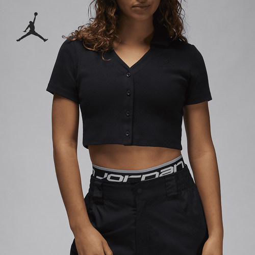 Nike/耐克正品Jordan 女士运动时尚短袖针织上衣FN5397-010