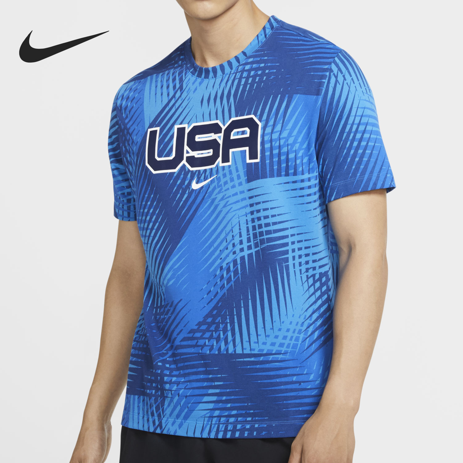 Nike/耐克正品当季新款时尚男子休闲运动短袖T恤 CW0938-406